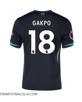 Liverpool Cody Gakpo #18 Tricou Fotbal Replică 2024-25 Barbati Deplasare